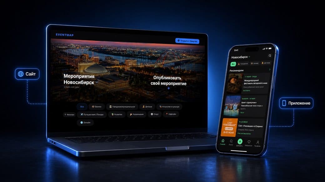 Событие на сайте и в приложении EventMap